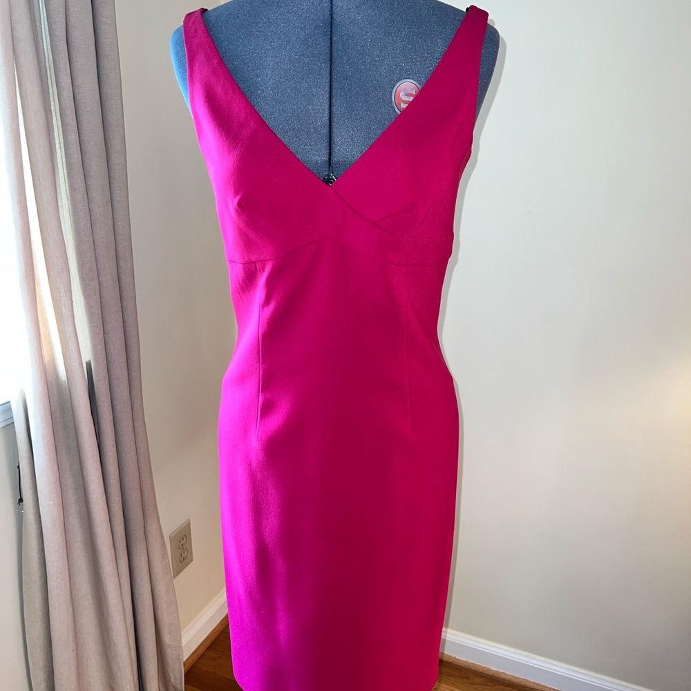 Hot Pink Dress Laundry by Shelli Segal sz 4